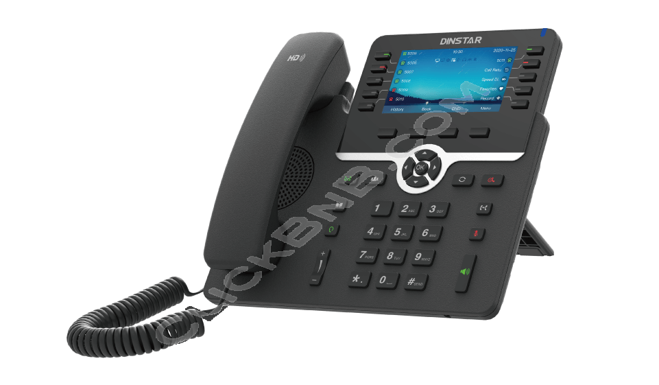 Dinstar C66GP - High Resolution Color Display IP Phone [Gigabit & PoE]