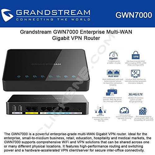Grandstream - GWN7000 - Multi-WAN Gigabit VPN Router