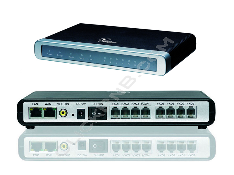 Grandstream - GXW4108 - 8FXO VoIP Analog Gateway