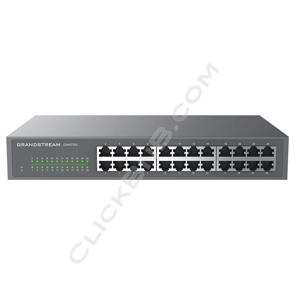 Grandstream GWN7703 - Unmanaged Network Switch [24 Ports GigE]