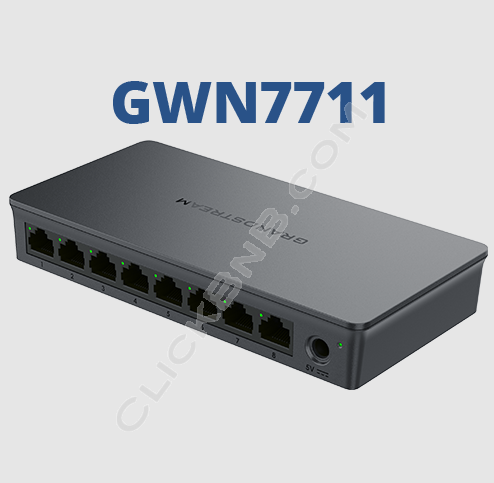 Grandstream GWN7711 - Layer 2 Lite Managed Network Switch [8 Gigabit Port]
