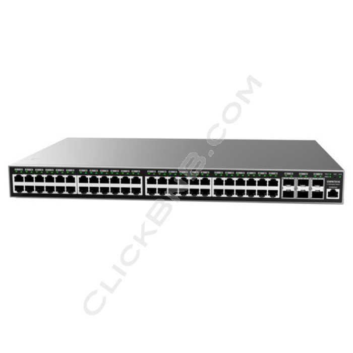 Grandstream GWN7816P - Enterprise Layer 3 PoE Managed Network Switch [48xGigE PoE, 6x10GigE SFP+]