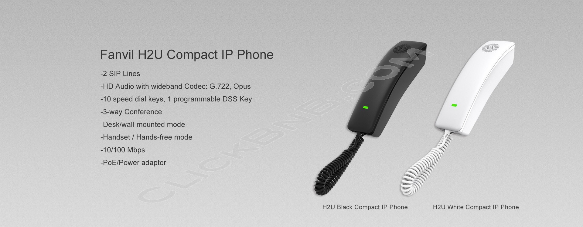 Fanvil H2U - Hotel Compact IP Phone