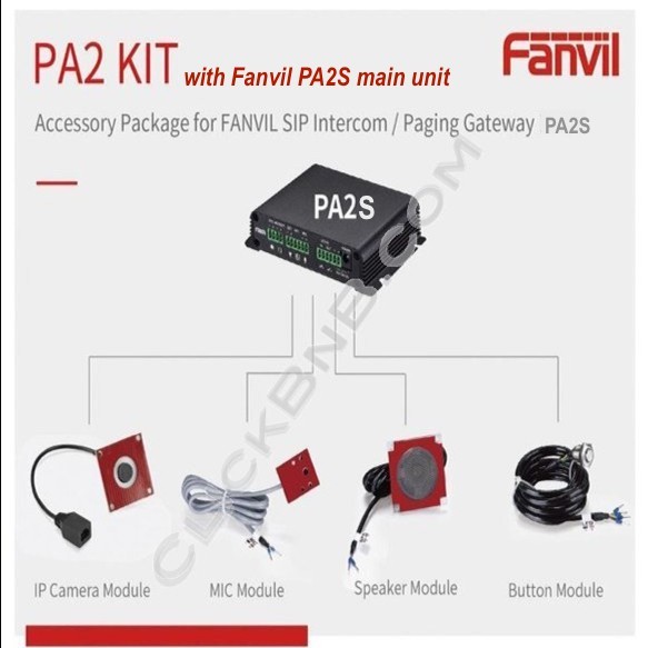 Fanvil PA2S - SIP Paging Gateway & Video Intercom