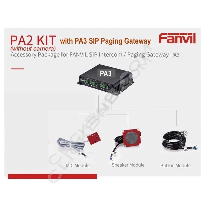 Fanvil PA3 - SIP Paging Gateway & Video Intercom