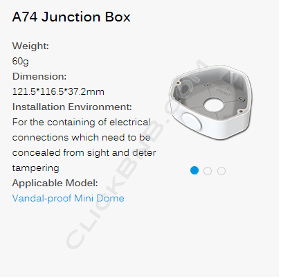 Milesight A74 Junction Box