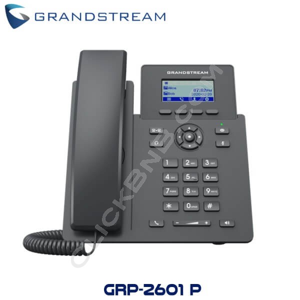 Grandstream GRP2601P - 2 Line Essential IP Phone