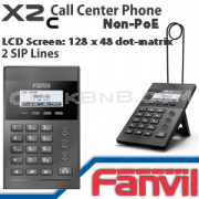 Fanvil X2C Call Center IP Phone (without Headset and non PoE )