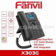 Fanvil X303G - Entry Level IP Phone [Color, Gigabit, HD Voice & PoE]