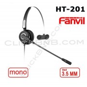 Fanvil HT201 Call Center Headset for PC (Dual 3.5mm)