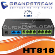 Grandstream - HT818 - 8FXS VoIP Gateway with Gigabit NAT Router