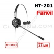 Fanvil HT201 Call Center Headset With Audio Jack (Single 3.5mm)