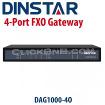 Dinstar DAG1000-4O - 4 FXO Analog VoIP Gateway