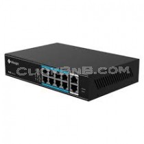 Milesight MS-S0208-GL -  8 Ports PoE Switch + 2 GbE Uplink Ports