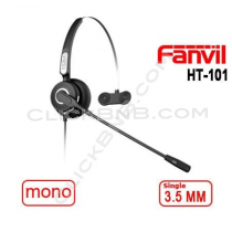 Fanvil HT101 Call Center Headset With Audio Jack (Single 3.5mm)