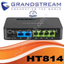 Grandstream - HT814 - 4FXS VoIP Gateway with Gigabit NAT Router