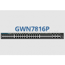 Grandstream GWN7816P - Enterprise Layer 3 PoE Managed Network Switch [48xGigE PoE, 6x10GigE SFP+]