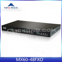 New Rock - MX60E-48FXO [48 FXO Analog VoIP Gateway]