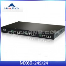 New Rock - MX60E-24S/24 [24FXS + 24FXO Analog VoIP Gateway]