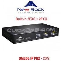 New Rock - OM20G-2S/2 IPPBX Server (Built-in 2 FXS + 2 FXO)