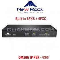 New Rock - OM50G-6S/6 (All in One IP PBX, 6 FXO + 6 FXS)