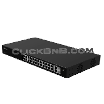 Milesight MS-S0424-GF -  24 Ports PoE Switch + 2 GbE Uplink Ports + 2 GbE SFP Ports