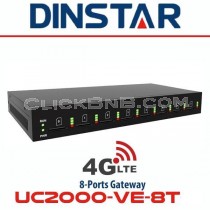 Dinstar UC2000-VE-8T - GSM VoIP Gateway [8 LTE Channels]