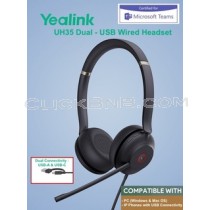 Yealink UH35 Dual - USB Wired Headset [USB-A & USB-C)