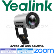 Yealink UVC30 - 4K ZOOM USB Camera For Desktop