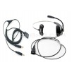 Fanvil HT101 with QuickDisconnect (QD) to dual 3.5mm (Mic & Headphone) usually for PC 